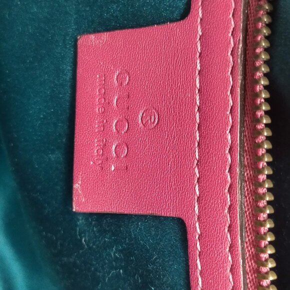Authentic Gucci Pink Suede Leather Shoulder Bag mon832-110525 - Picture 16 of 16
